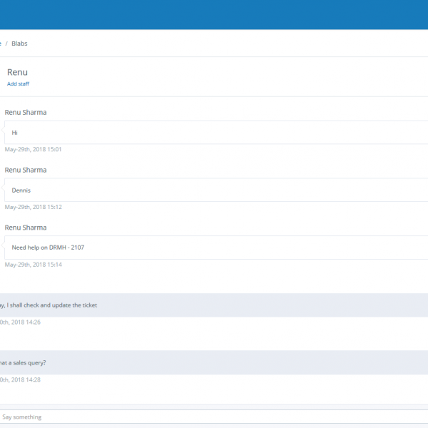 helpdesk - staff collaboration