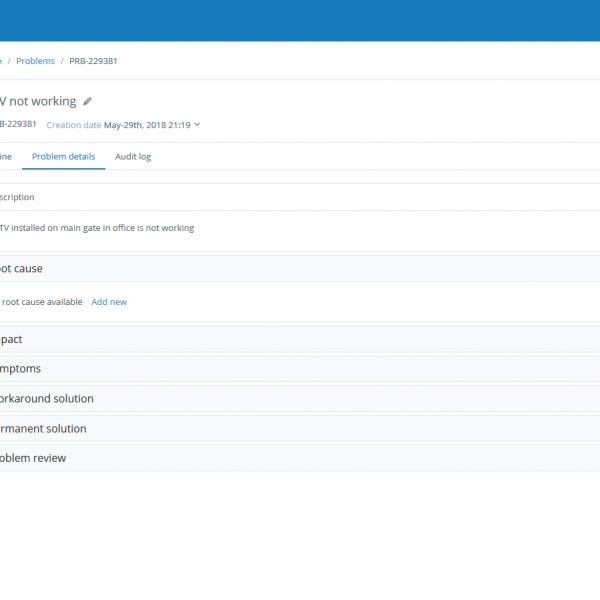 Problem Management - Service Desk Software
