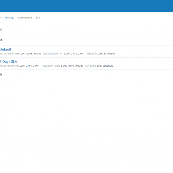 multi brand help desk with multiple SLA