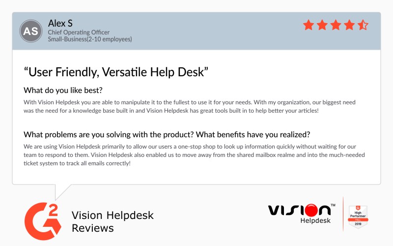 Vision Helpdesk Review By Shootout For Soldiers