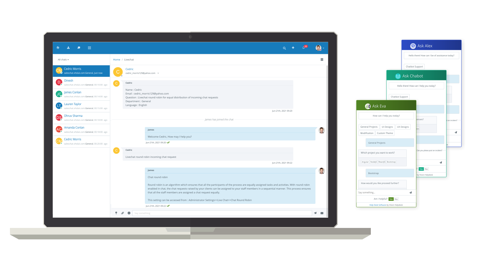 Multi Brand Live Chat Software